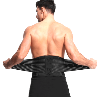 Lower back brace for men and women